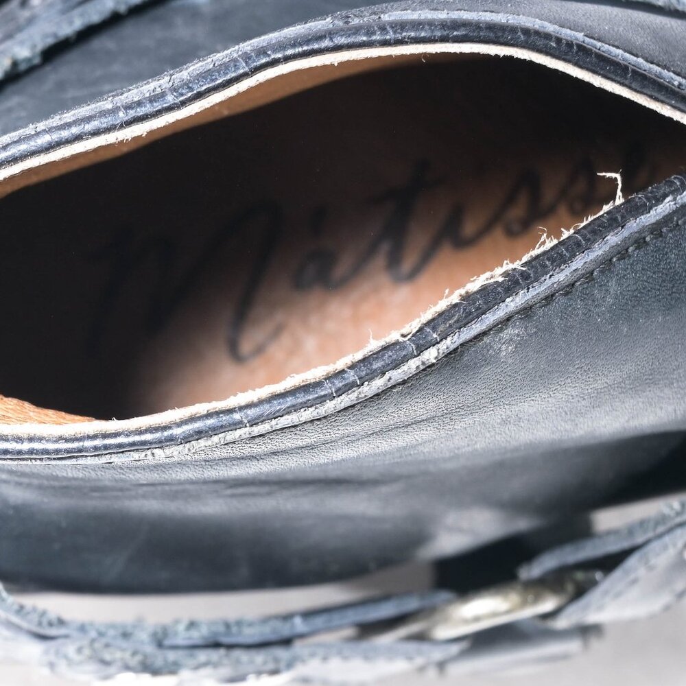 Matisse Danny Distressed Leather Western Shootie - 7 - Picture 5 of 7